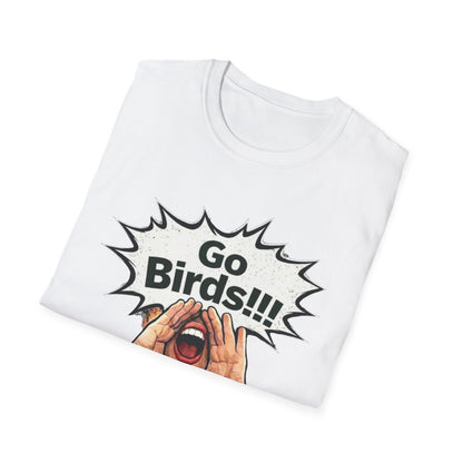Go Bird Shouting Fan T-Shirt