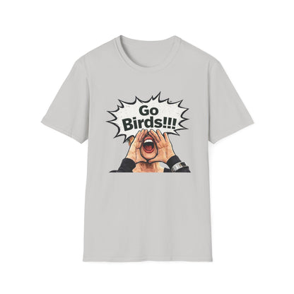 Go Bird Shouting Fan T-Shirt