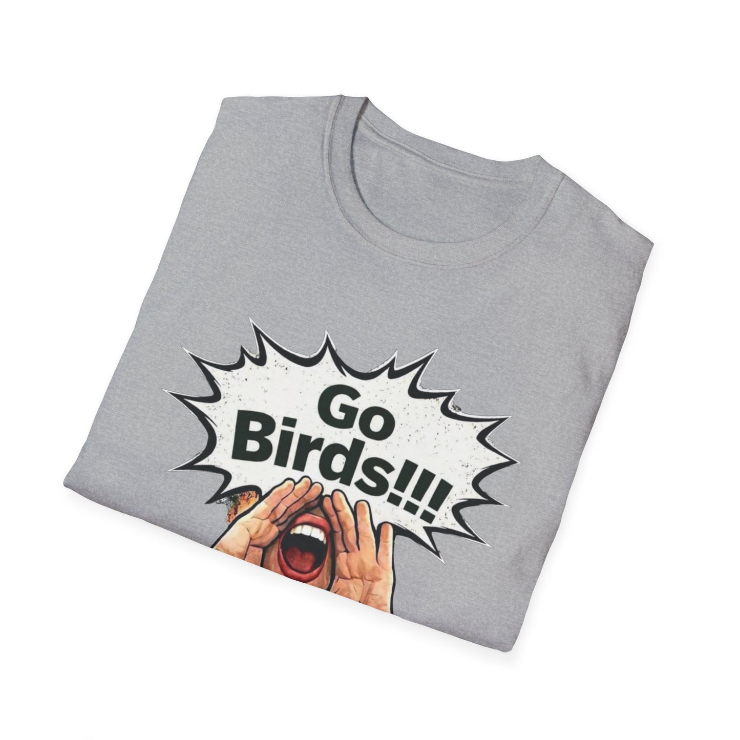 Go Bird Shouting Fan T-Shirt