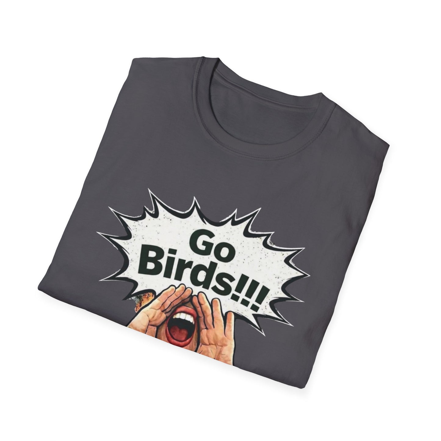 Go Bird Shouting Fan T-Shirt