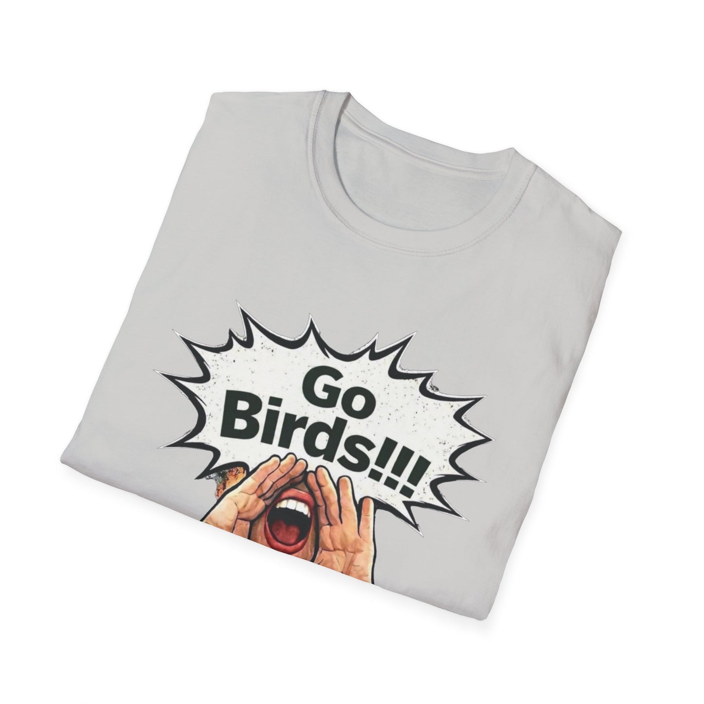 Go Bird Shouting Fan T-Shirt